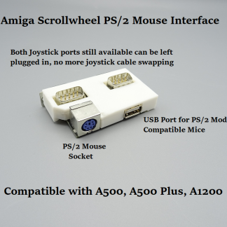 Nuovo Ps/2 A Amiga 500 600 1200 2000 3000 4000 Mouse Adattatore Converter PS2# 