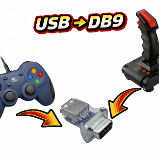USB to Atari / C64 / Amiga / Spectrum Joystick & Gamepad Adapter (DB9 / DE9)